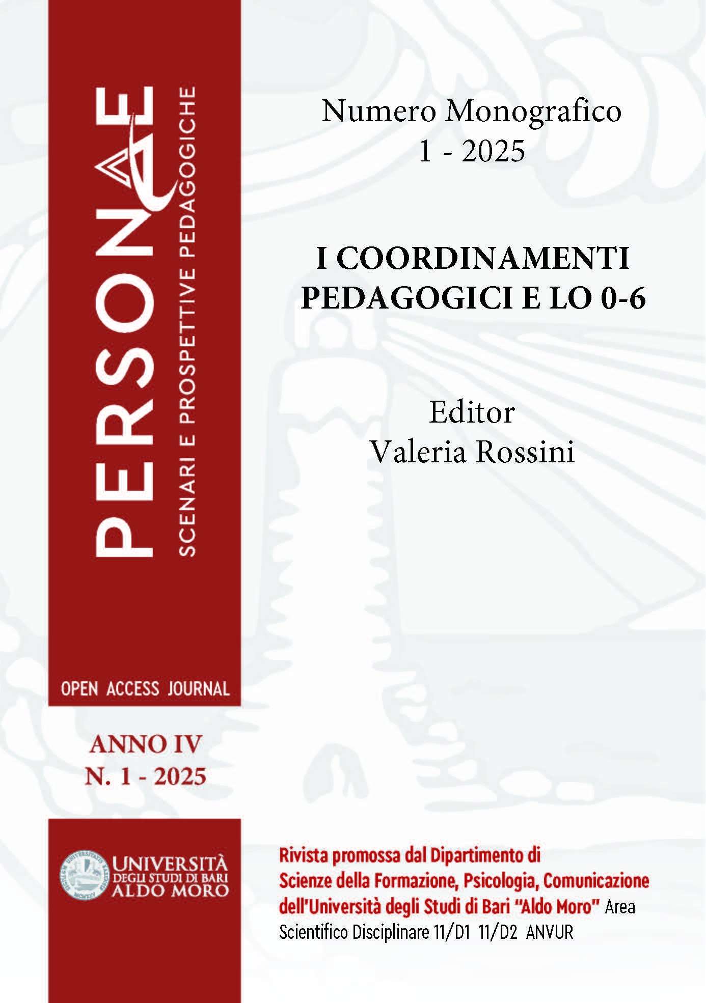 					Visualizza V. 4 N. 1 (2025): I coordinamenti pedagogici e lo 0-6
				
