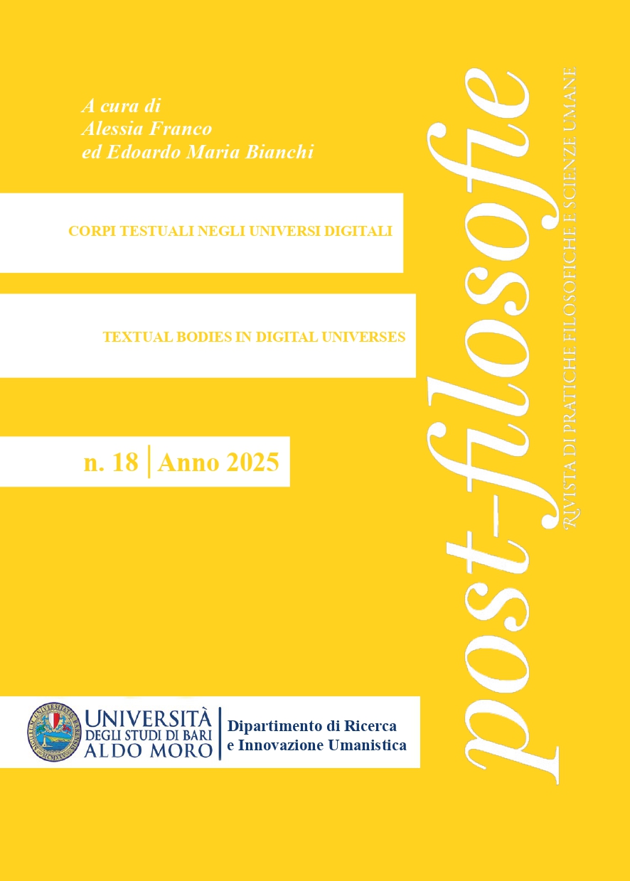 					Visualizza N. 18 (2025): Anno 18. Numero 18. Corpi testuali negli universi digitali
				